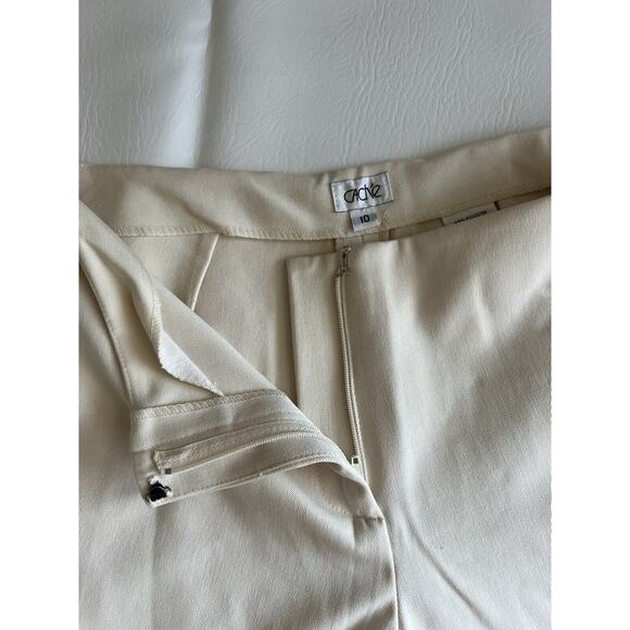 Cache Rare Y2K vintage Ivory Flare Pants Size10 Embellished Rhinestones Festival - Picture 5 of 9